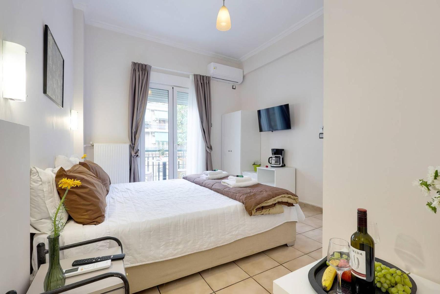 Silver Athens Double Room With Balcony Exterior foto