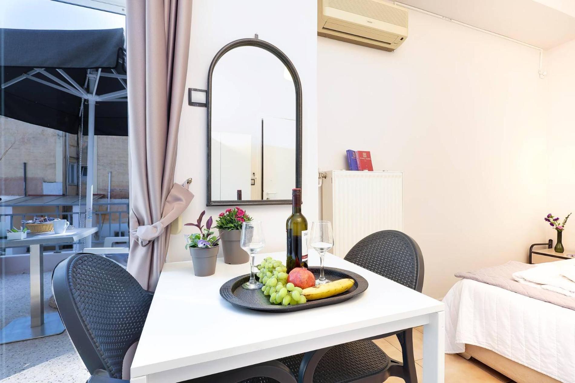 Silver Athens Double Room With Balcony Exterior foto