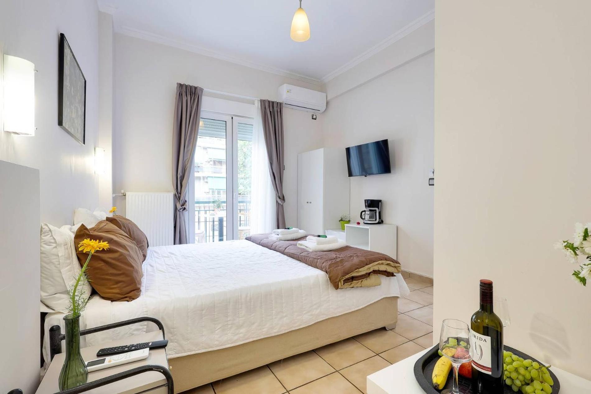Silver Athens Double Room With Balcony Exterior foto