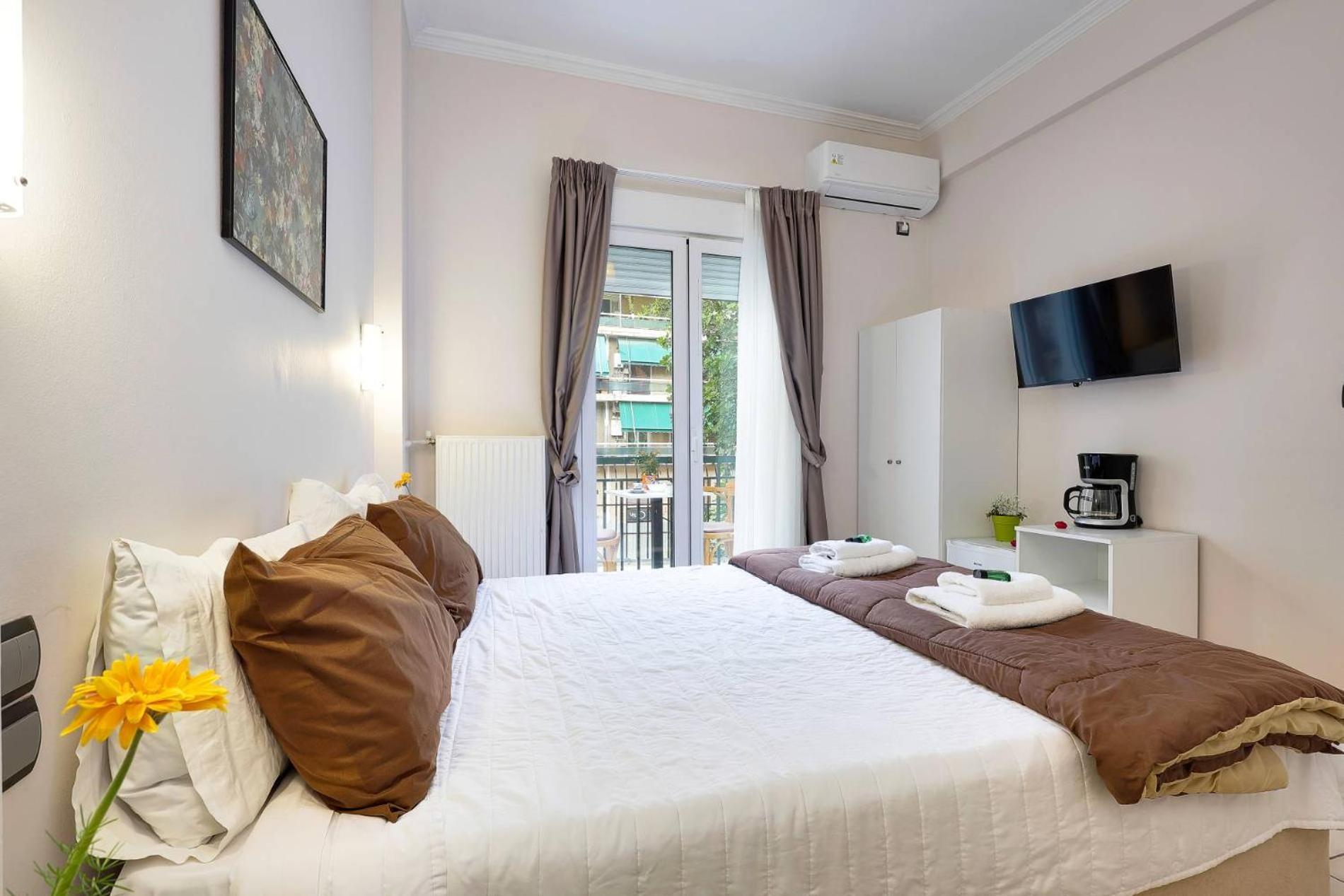 Silver Athens Double Room With Balcony Exterior foto