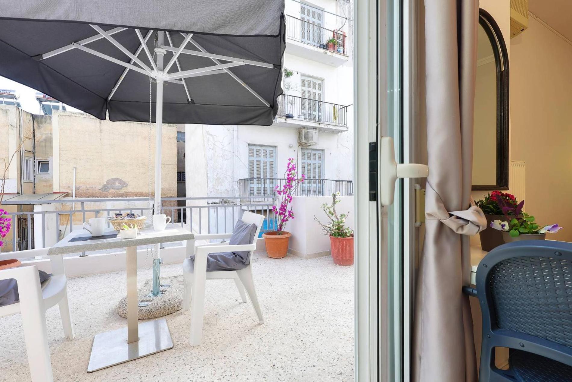 Silver Athens Double Room With Balcony Exterior foto