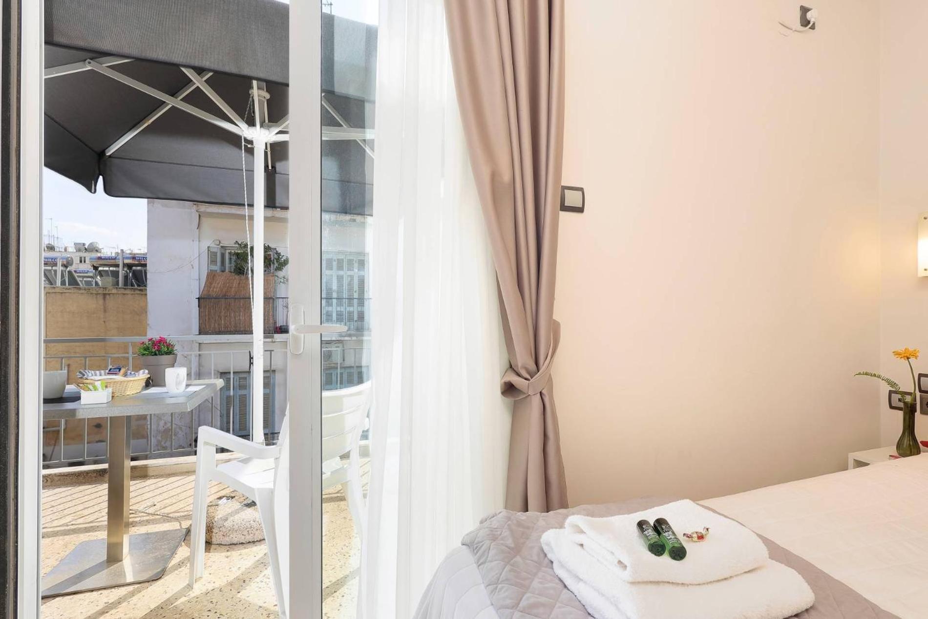 Silver Athens Double Room With Balcony Exterior foto